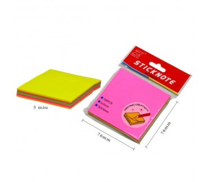Giấy Note 5 màu Zheng Hao 7.6x7.6cm GS-04
