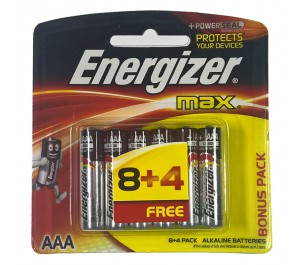 Pin AAA Energizer vỉ 12 viên