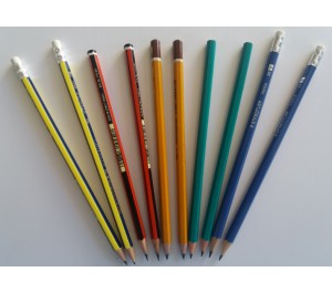 các loại bút chì gỗ