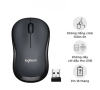 Chuột không dây Logitech M220 Silent - giảm ồn, USB, pin 1.5 năm, phù hợp PC/Laptop