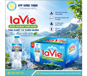 Nước khoáng LaVie 500ml Chính Hãng