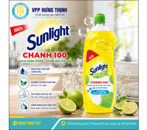 Nước Rửa Chén Sunlight Chanh Chai 750g Chính Hãng