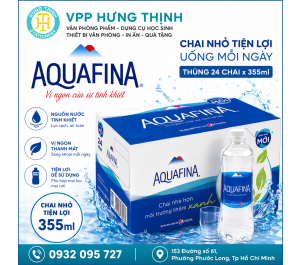 Nước Suối Aquafina 355ml Thùng 24 Chai Chính Hãng