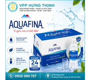 Nước Suối Aquafina 500ml Thùng 24 Chai Chính Hãng
