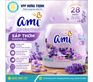 Sáp Thơm Ami Relaxing Purple Hương Lavender Chính Hãng