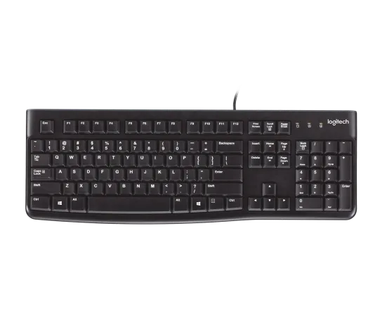Bàn Phím Logitech K120 USB Có Dây Chính Hãng