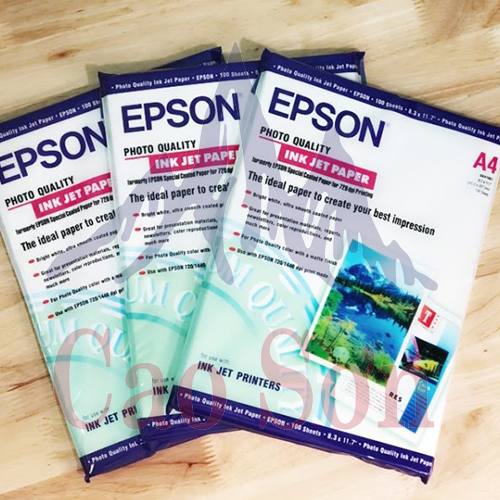 Giấy A4 in phun màu Epson