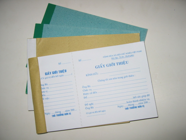 Giấy Giới Thiệu - ford