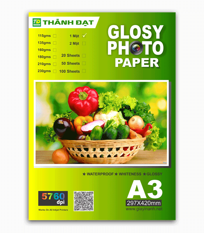 Giấy In Ảnh A3