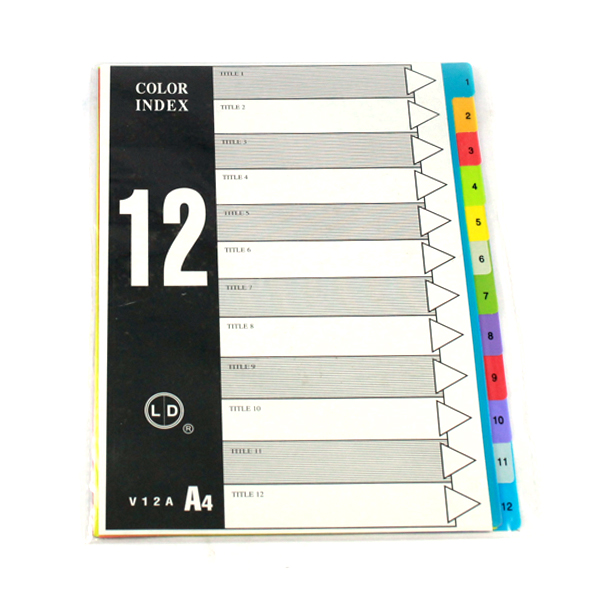 PHÂN TRANG NHỰA LD 12 SỐ