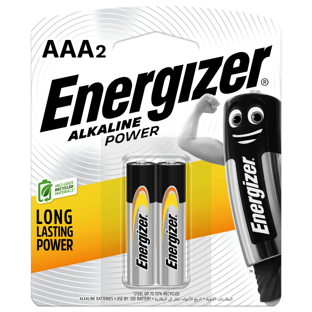 Pin AAA (3A) Energizer Alkaline 1.5V Vỉ 2 Viên Chính Hãng